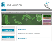 Tablet Screenshot of bio-evolution.net